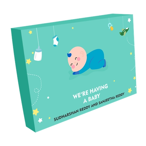 Pregnancy Announcement Gift Box 9 Compartments